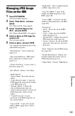 Preview for 117 page of Sony 3-295-080-12(1) Operating Instructions Manual