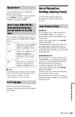 Preview for 127 page of Sony 3-295-080-12(1) Operating Instructions Manual