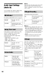 Preview for 132 page of Sony 3-295-080-12(1) Operating Instructions Manual