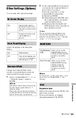 Preview for 141 page of Sony 3-295-080-12(1) Operating Instructions Manual