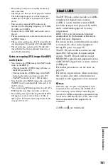 Preview for 161 page of Sony 3-295-080-12(1) Operating Instructions Manual