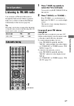 Preview for 47 page of Sony 3-295-946-12(1) Operating Instructions Manual