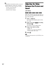 Preview for 44 page of Sony 3-298-611-11(1) Operating Instructions Manual