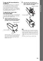 Предварительный просмотр 33 страницы Sony 3-299-549-11(1) Operating Instructions Manual