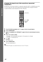 Предварительный просмотр 42 страницы Sony 3-299-549-11(1) Operating Instructions Manual