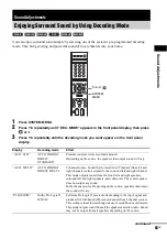 Предварительный просмотр 63 страницы Sony 3-299-549-11(1) Operating Instructions Manual