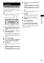 Предварительный просмотр 67 страницы Sony 3-299-549-11(1) Operating Instructions Manual