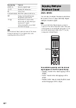 Предварительный просмотр 82 страницы Sony 3-299-549-11(1) Operating Instructions Manual