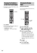 Предварительный просмотр 84 страницы Sony 3-299-549-11(1) Operating Instructions Manual