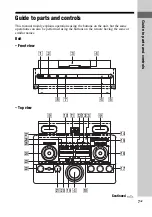 Preview for 7 page of Sony 3-300-703-11(2) Operating Instructions Manual