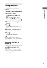 Preview for 17 page of Sony 3-300-703-11(2) Operating Instructions Manual