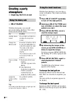 Preview for 30 page of Sony 3-300-703-11(2) Operating Instructions Manual