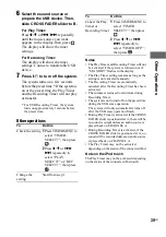 Preview for 39 page of Sony 3-300-703-11(2) Operating Instructions Manual