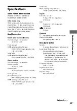 Preview for 49 page of Sony 3-300-703-11(2) Operating Instructions Manual