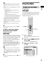 Предварительный просмотр 35 страницы Sony 3-398-069-14(1) Operating Instructions Manual