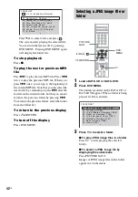 Предварительный просмотр 42 страницы Sony 3-398-069-14(1) Operating Instructions Manual