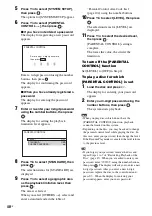 Preview for 48 page of Sony 3-398-069-14(1) Operating Instructions Manual