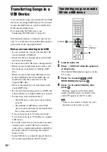 Preview for 70 page of Sony 3-398-069-14(1) Operating Instructions Manual