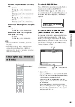 Preview for 85 page of Sony 3-398-069-14(1) Operating Instructions Manual