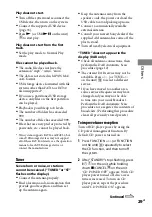 Preview for 29 page of Sony 3-452-364-11(1) Operating Instructions Manual