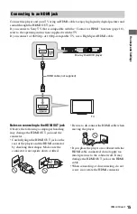 Предварительный просмотр 15 страницы Sony 3-452-775-11(1) Operating Instructions Manual