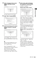 Preview for 29 page of Sony 3-452-779-11(1) Operating Instructions Manual