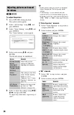 Preview for 36 page of Sony 3-452-779-11(1) Operating Instructions Manual