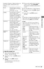 Preview for 47 page of Sony 3-452-779-11(1) Operating Instructions Manual