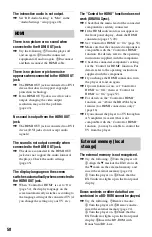 Preview for 58 page of Sony 3-452-779-11(1) Operating Instructions Manual