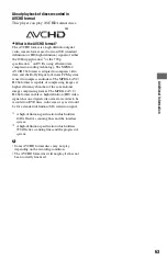 Preview for 63 page of Sony 3-452-779-11(1) Operating Instructions Manual