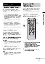 Предварительный просмотр 21 страницы Sony 3-877-030-12(1) Operating Instructions Manual