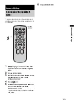 Предварительный просмотр 27 страницы Sony 3-877-030-12(1) Operating Instructions Manual