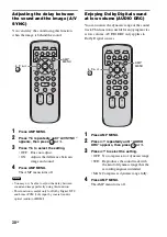 Предварительный просмотр 30 страницы Sony 3-877-030-12(1) Operating Instructions Manual