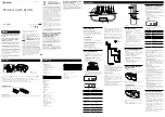 Preview for 1 page of Sony 3-878-117-11(1) Operating Instructions