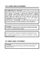 Предварительный просмотр 4 страницы Sony 3-AXIS INDOOR DOME CAMERA Instruction Manual