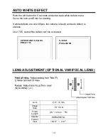 Предварительный просмотр 18 страницы Sony 3-AXIS INDOOR DOME CAMERA Instruction Manual