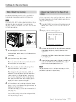 Preview for 111 page of Sony 300PF Operating Instructions Manual