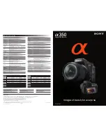 Preview for 1 page of Sony 350 Brochure & Specs