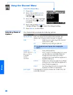 Preview for 69 page of Sony 36XBR800 - 36" CRT TV Operating Instructions Manual