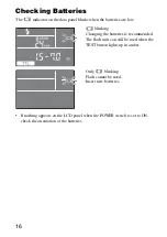 Предварительный просмотр 16 страницы Sony 4-105-930-12(1) Operating Instructions Manual