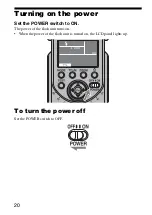 Предварительный просмотр 20 страницы Sony 4-105-930-12(1) Operating Instructions Manual