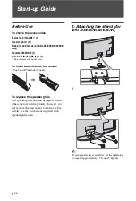 Preview for 4 page of Sony 4-108-535-13(1) Operating Instructions Manual