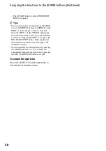 Preview for 48 page of Sony 4-111-862-11(1) Operating Manual