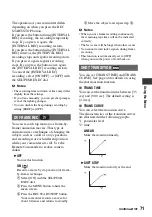 Preview for 71 page of Sony 4-111-862-11(1) Operating Manual