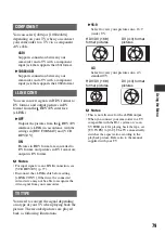 Preview for 79 page of Sony 4-111-862-11(1) Operating Manual