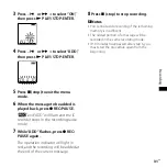 Preview for 31 page of Sony 4-113-168-11(2) Operating Instructions Manual