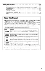 Preview for 5 page of Sony 4-115-669-11(1) Operating Instructions Manual