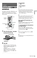 Preview for 15 page of Sony 4-115-669-11(1) Operating Instructions Manual