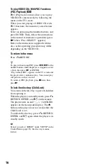 Preview for 16 page of Sony 4-115-669-11(1) Operating Instructions Manual