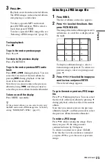 Preview for 25 page of Sony 4-115-669-11(1) Operating Instructions Manual